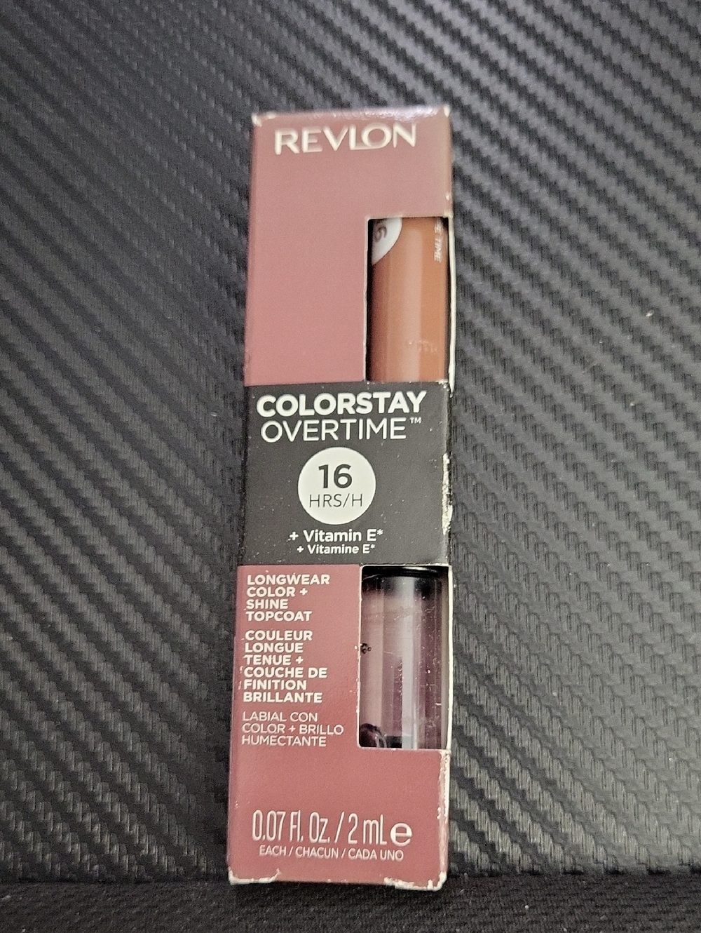 Revlon ColorStay Overtime Longwear Lip‎ Color & Topcoat — Taupe Time
